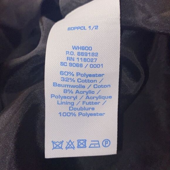 Boden Wm’s Sz 10 Black Green Shimmer Polka Dot Pockets Tweed Fit Flare Dress - Picture 6 of 6